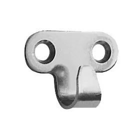 Crochet moulé inox Osculati | fixation à visser 32x24mm pour bateau et camping-car