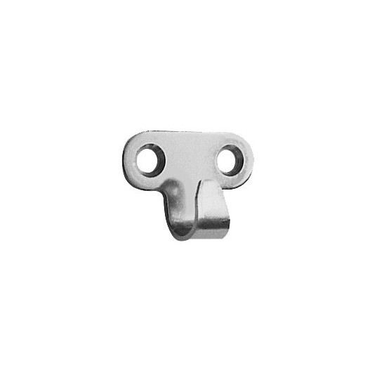 Crochet moulé inox Osculati | fixation à visser 32x24mm pour bateau et camping-car