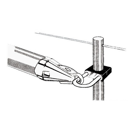 OSCULATI Porte-tangon Inox