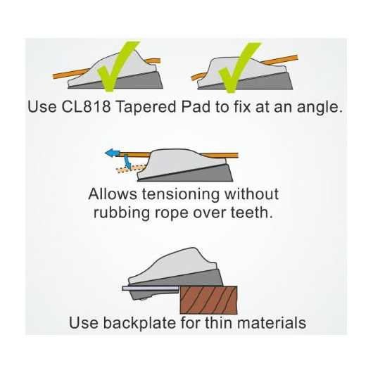 Clamcleat CL203 taquet coinceur