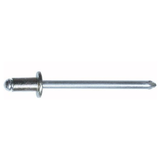 TRIGANO Rivet tête plate 4,8 x 8 mm acier