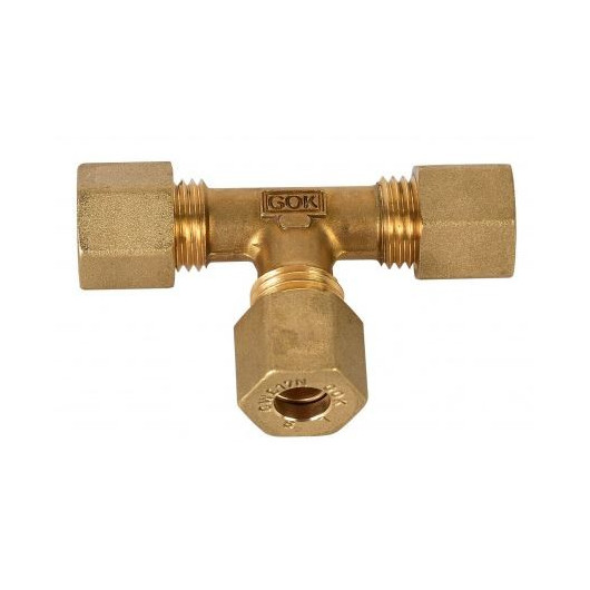 GOK Raccord gaz en T RSV 8 pour bateau.