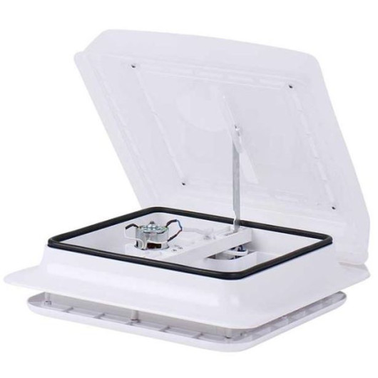 Power Vent 28 12 V Carbest | lanterneau 28x28 à ventilateur pour van, camping-car et fourgon