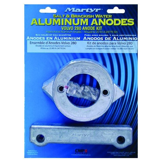 MARTYR Kit anodes Volvo embase stern drive