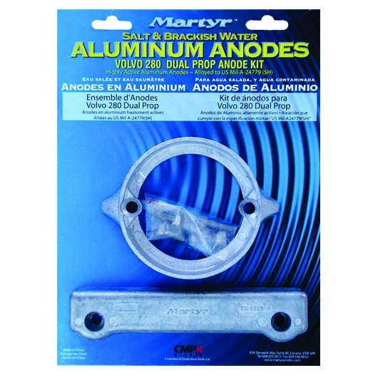 MARTYR Kit anodes Volvo embase stern drive