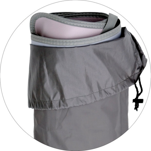 Volet isolant extérieur Thermoval Clairval pour camping-car intégraux MOOVEO | housse de rangement
