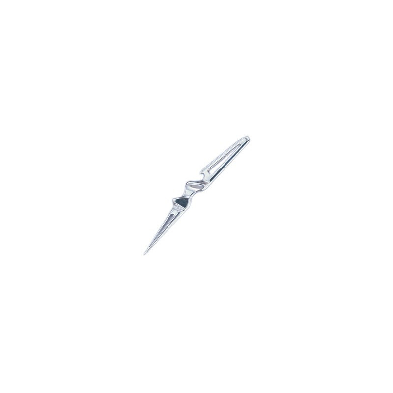 Épissoir En Acier Inoxydable GATE14 - 27 Cm - Pour Corde Nautique, Cuir - Manche Bois