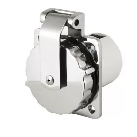 OSCULATI Prise de quai inox 16A Prise de quai Inox 16A Osculati | prise de raccordement électrique 230V pour bateau