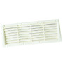 Grille de ventilation extérieure 365x140mm avec moustiquaire  blanche MPK