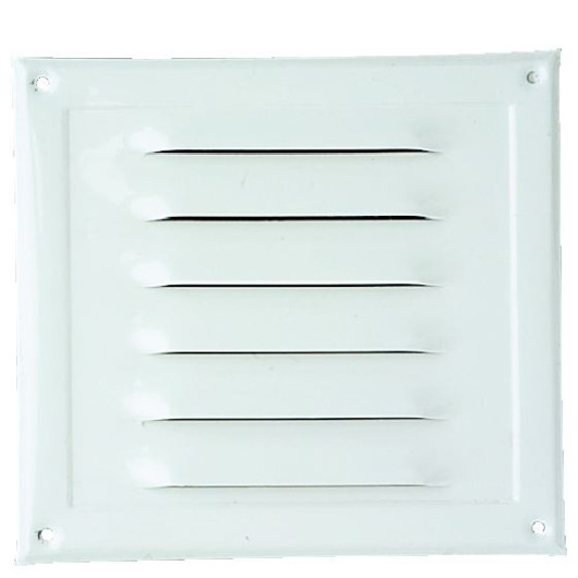 FAP Grille alu laqué blanc avec moustiquaire