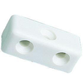 Fixation rectangle 3 trous DECMO | équerre meuble pour van, camping-car et bateau