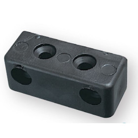 Fixation rectangle 4 trous DECMO | équerre meuble pour van, camping-car et bateau