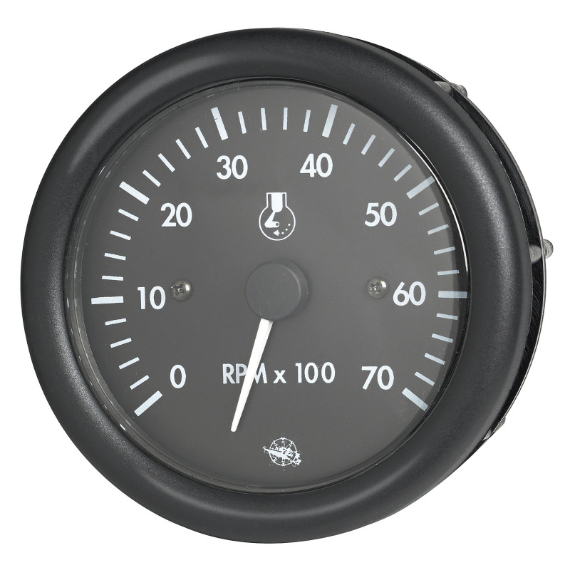 VEGA Compte-Tours 52 Mm 0-10000 Tr/min – 4/6/8 Cylindres, 7 Couleurs Rétro-Éclairage