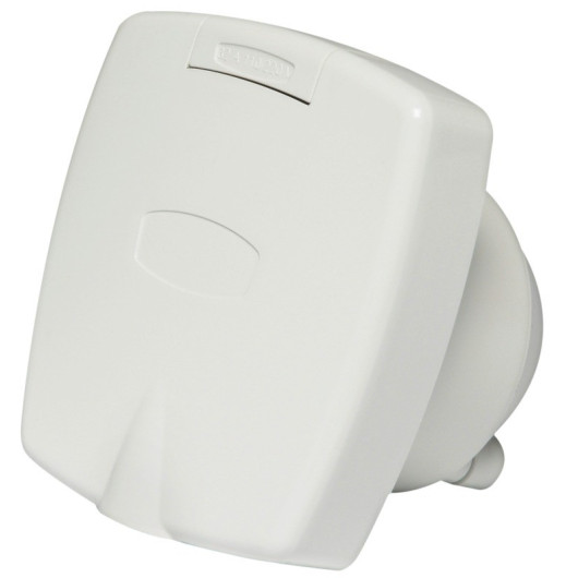 Socle de prise de quai étanche 30A New Edge blanche - IP56 230V - Osculati | Équipement électrique bateau | capot fermé