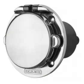 Prise de quai MP16-10 Ratio | prise inox 230V CEE pour bateau et camping-car | cabochon inox