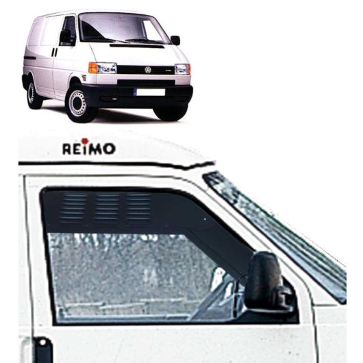 Grilles D'aération Pour VW Transporter T4 (1990-2003) - 2 Pièces Noir - Ventilation Fenêtre