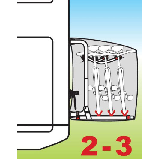 Equipement camping-car, et accessoire porte vélo, FIAMMA Bike Cover S, housse de protection vélo.