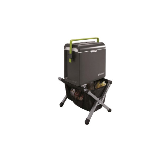 Charlotte Town Outwell | Support pour glacière de camping en camping-car & fourgon aménagé | visuel avec glacière