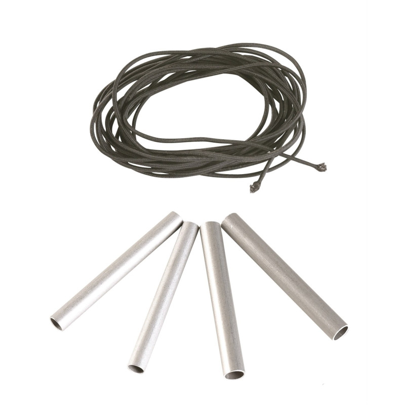 Kit Réparation Arceau Fibre De Verre Ø9,5mm - 2 Éléments 50cm + Manchons + Sandow