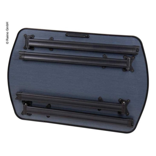 Table Multi Dark CAMP4 - table de camping pliante noire très robuste 90 x 60 cm