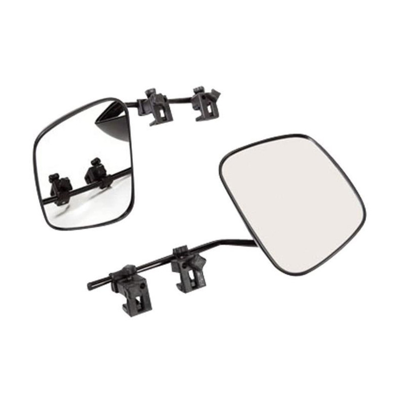Milenco Grand Aero Lot De 2 Rétroviseurs Extra-Larges Pour Remorque Et Caravane - Visibilité Maximale