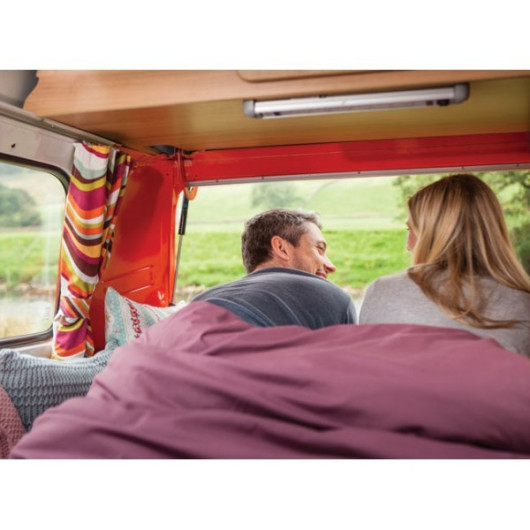 DUVALAY 77 Compact - lit tout fait avec matelas à mémoire de forme pour fourgon et camping-car.