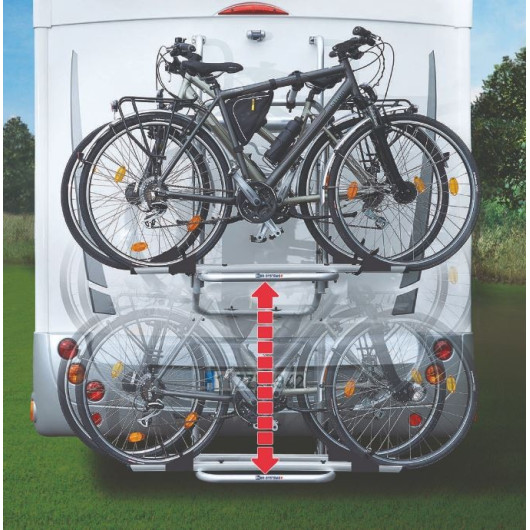 BR-SYSTEMS Bike Lift Short porte vélo électrique escamotable pour camping-car