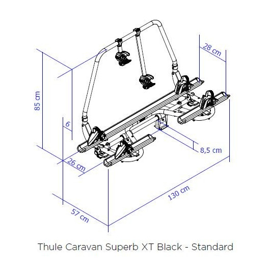 THULE Caravan Superb XT Black Standard