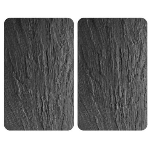 WENKO Plaques verre trempé ardoise 52 x 30 cm