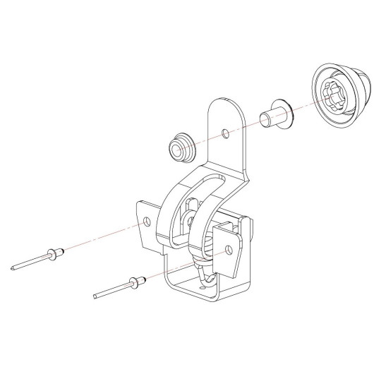 DOMETIC Kit charnière évier et réchaud