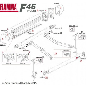 FIAMMA Pièces détachées F45 Plus