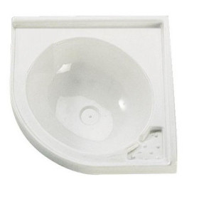 Lavabo d’angle Soltherm 42 x 42 cm de salle de bain de camping-car, fourgon et bateau |