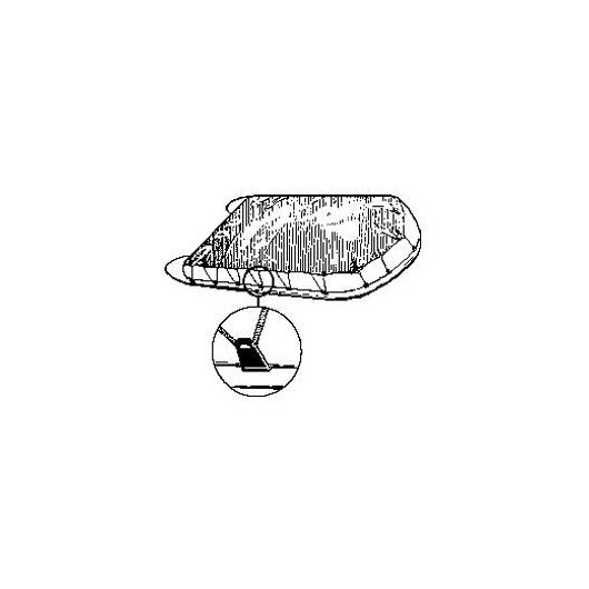 EUROMARINE Crochet de sandow nylon plat