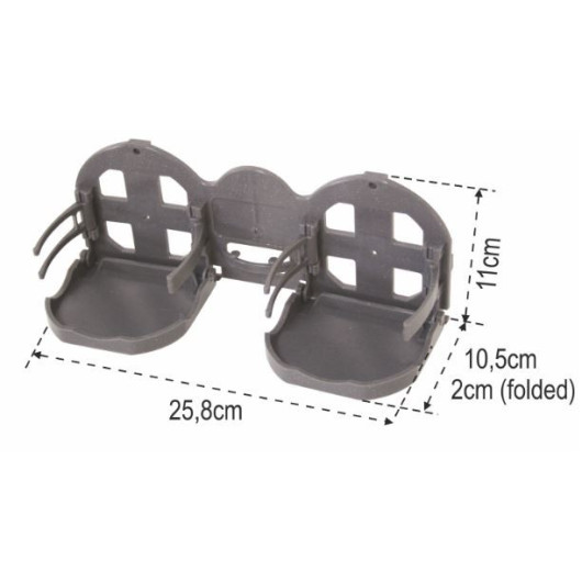 NUOVA RADE Stor-All porte verre double
