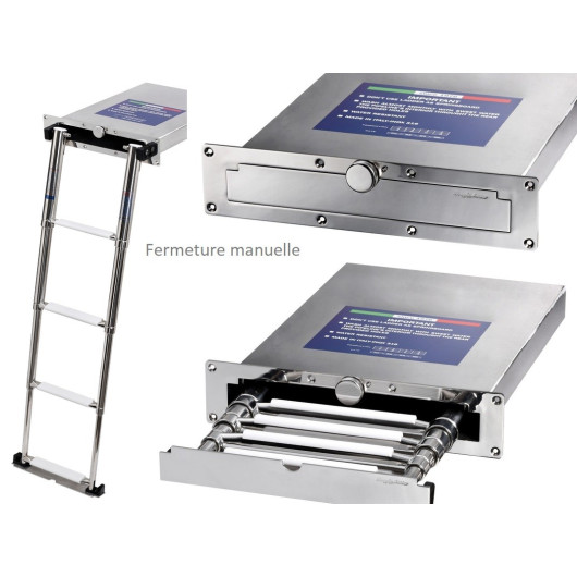 OSCULATI Echelle escamotable inox