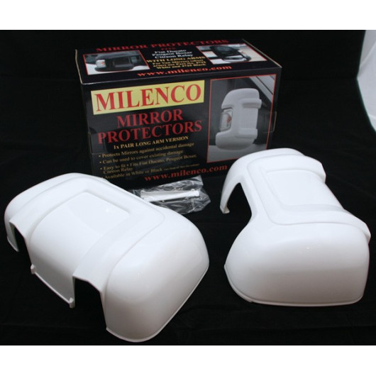 Protections De Rétroviseurs Pour Fiat Ducato, Peugeot Boxer, Citroën Relay (2007-2024) - Paire Noire