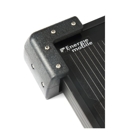 Kit cornières universel pour panneau solaire | Fixation robuste pour camping-car, bateau et van | coin noir