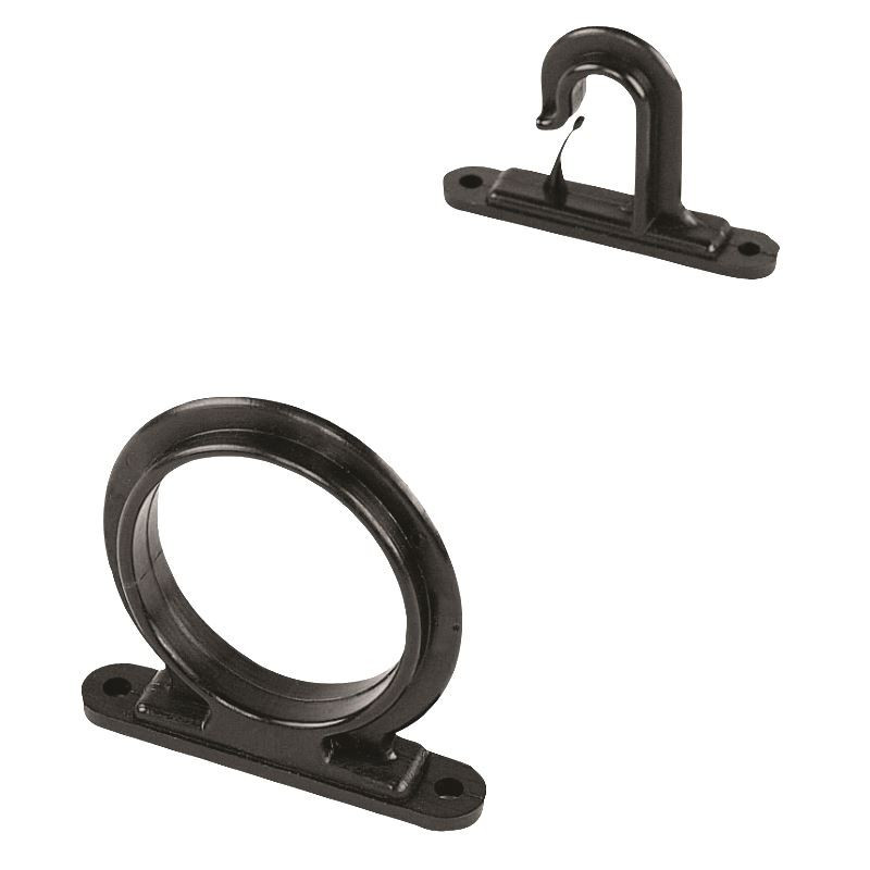 Support Porte-Bridons Noir pour 3 Réglables 60 CM De Stubbs
