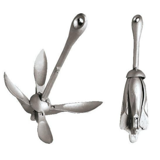 Equipement et accastillage du bateau, OSCULATI Kit mouillage 6 Kg 100% complet pour ZODAC, semi rigide et bateau léger.