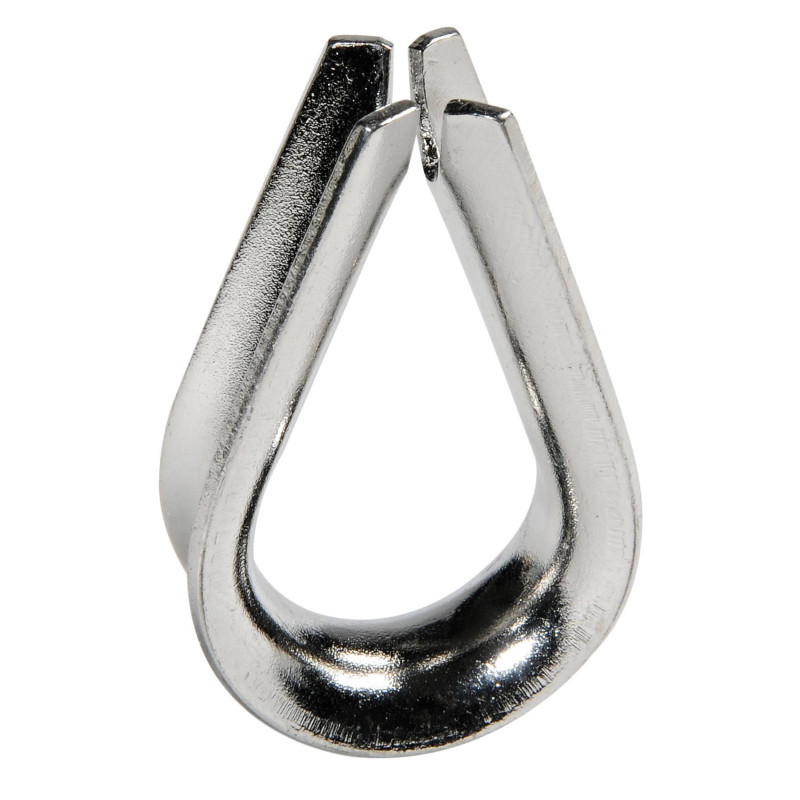 Cosse inox Osculati 2 à 30 mm | Cosse cœur pour œil sur cordage ou ...