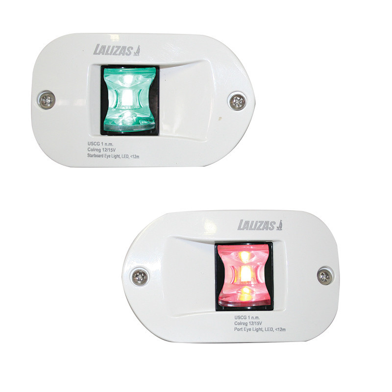 Feux De Position Marine Led Ferleiss Lot De 4 Feux De Navigation LED Pour Bateau, Yacht, Chasse, Course De Nuit, Pêche (rouge, Vert, Blanc Feux LED Bateau Lot 4 Rouge Vert Blanc