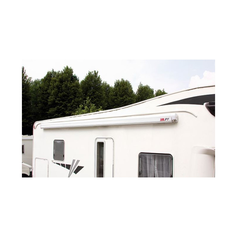 Gouttière blanche DRIP STOP 75 cm Fiamma pour porte de fourgon aménagé