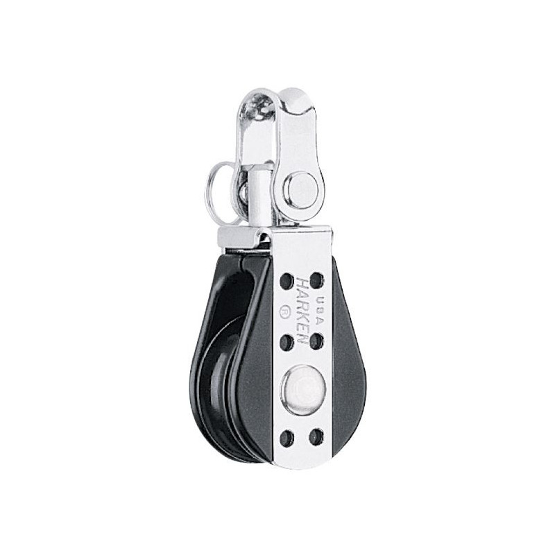 Poulie Simple Harken Avec Réas Et Contre-plaque - Modèle 083 - Neuve