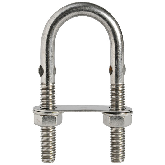 Cadène cavalier inox Osculati | Fixation robuste pour pont ou cloison bateau