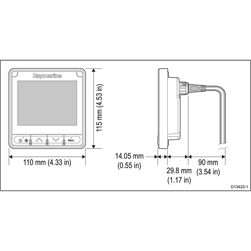 Écran Multifonction Raymarine I70s – Neuf – Réf E70327