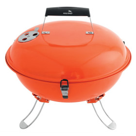 Adventure grill orange EASY CAMP - barbecue au charbon mobile pour camping, fourgon & van