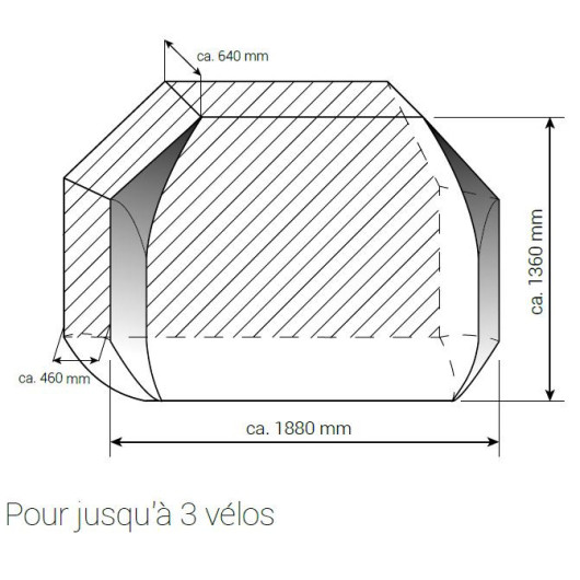 HINDERMANN Housse de porte-vélos