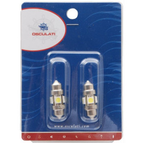 OSCULATI 2 Ampoules LED navette 31 mm