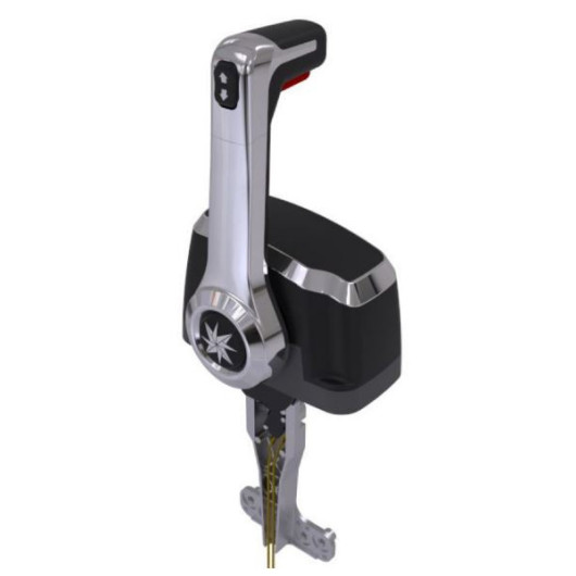 Boitier de cammande a câble pour moteur bateau DOMETIC Boitier Xtrems Chromé CHX81