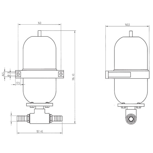 JOHNSON Vase d'expansion 2 L